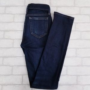 J. CREW Reid Skinny Jeans Dark Wash Jeans 25
